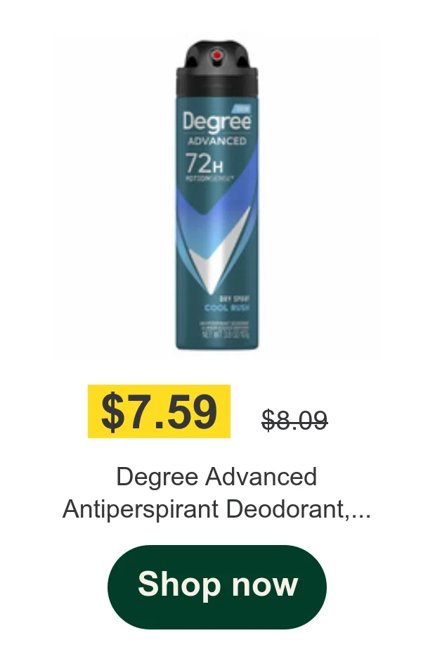 Degree Advanced Antiperspirant Deodorant, Coo...