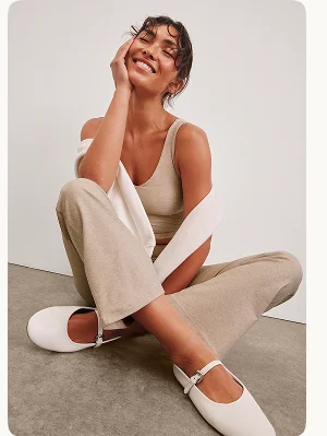 Spacedye Retro Cropped Pant in Sand Swept Heather