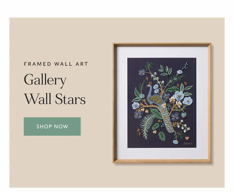 20% Off Premium Framed Wall Art