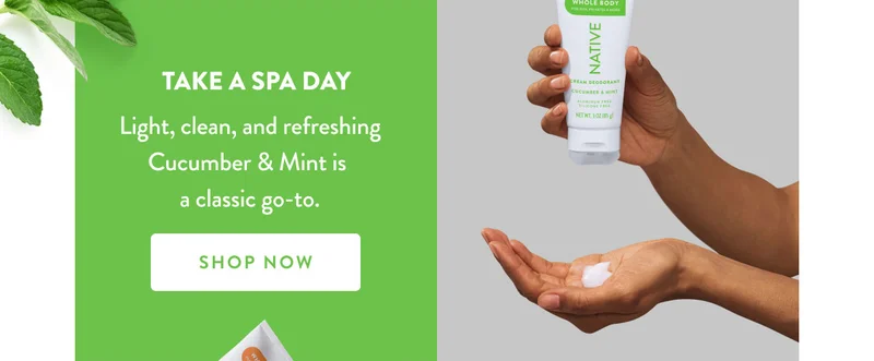 TAKE A SPA DAY | Light, clean, and refreshing Cucumber & Mint is a classic go-to. | SHOP NOW