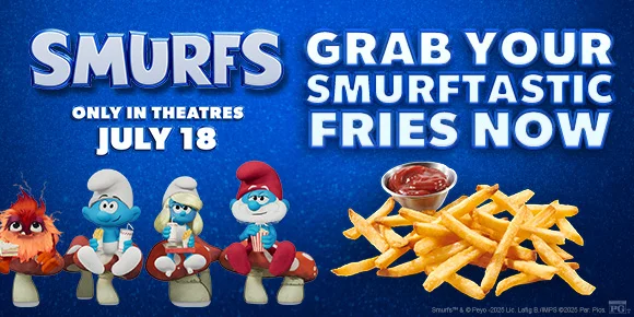SMURFS | GRAB YOUR SMURFTASTIC FRIES NOW