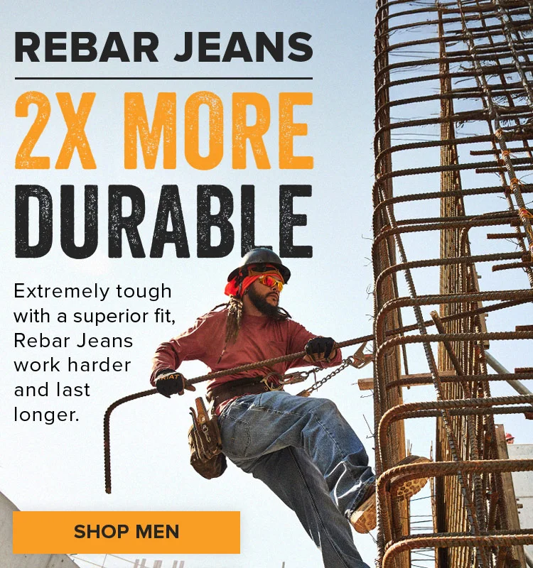 REBAR JEANS 2X MORE DURABLE | SHOP MEN