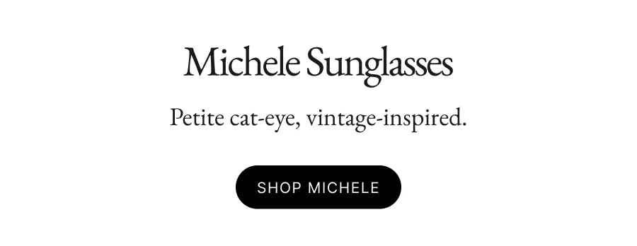 Michele Sunglasses Petite cat-eye, vintage-inspired. Shop michele