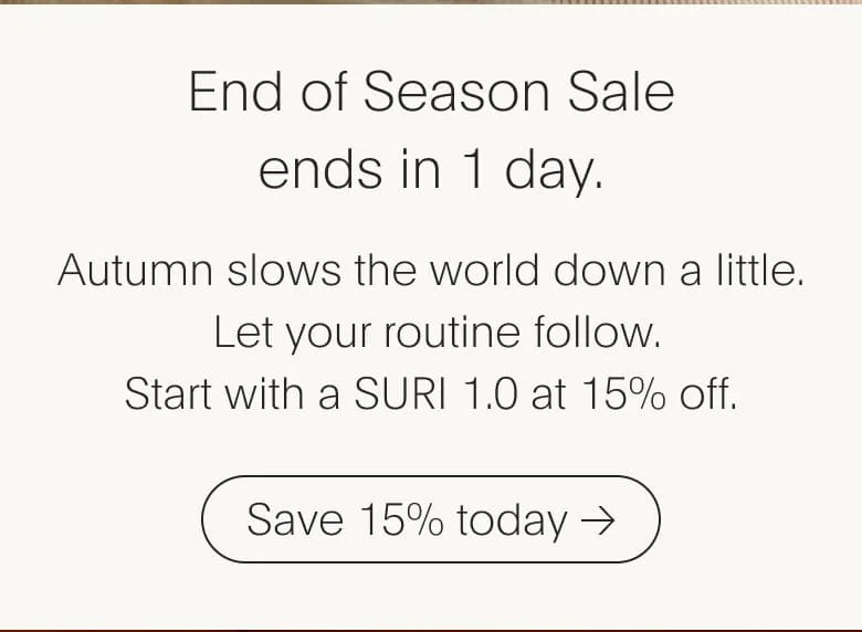 End of Season Sale ends in 1 day.