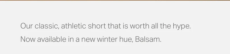 Our classic, athletic short that is worth all the hype.