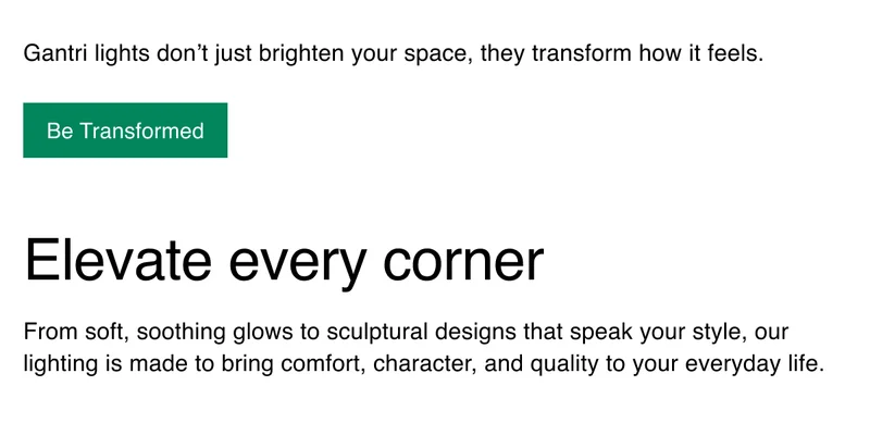 Gantri lights don’t just brighten your space, they transform how it feels.