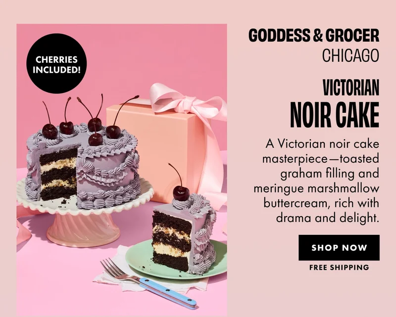 Goddess & Grocer Victorian Noir Cake Goddess & Grocer Victorian Noir Cake