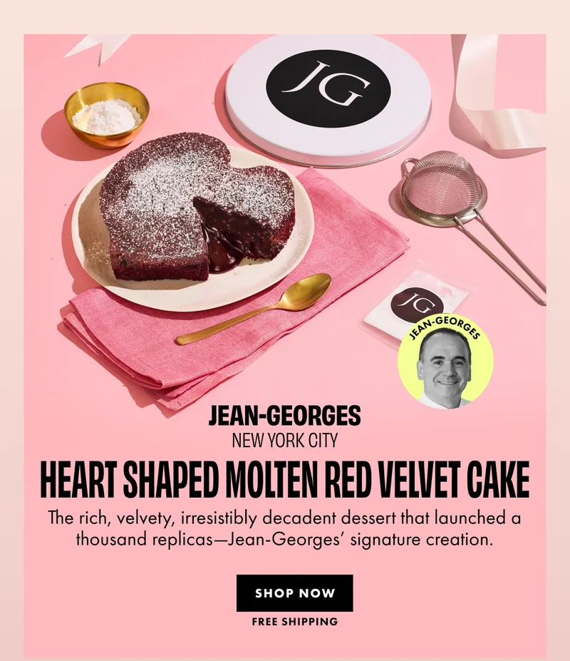 Jean-Georges Molten Red Velvet Cake Jean-Georges Molten Red Velvet Cake