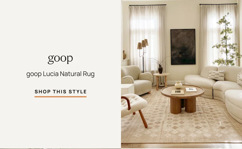 goop Lucia Natural Rug - Shop This Style