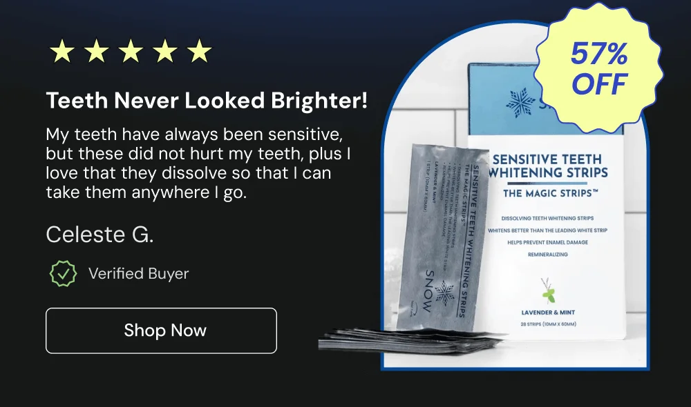 Sensitive Teeth Whitening Strips [SHOP NOW]