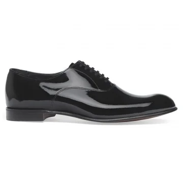 Kelly Oxford Dress Shoe in Black Patent Leather (F Fit)