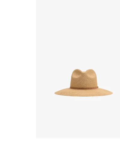 Packable Wide Brim Ecuador Hat Dark Natural