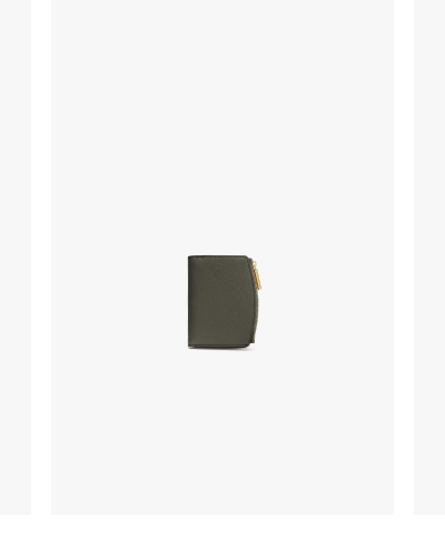Fold Zip Wallet Dark Olive