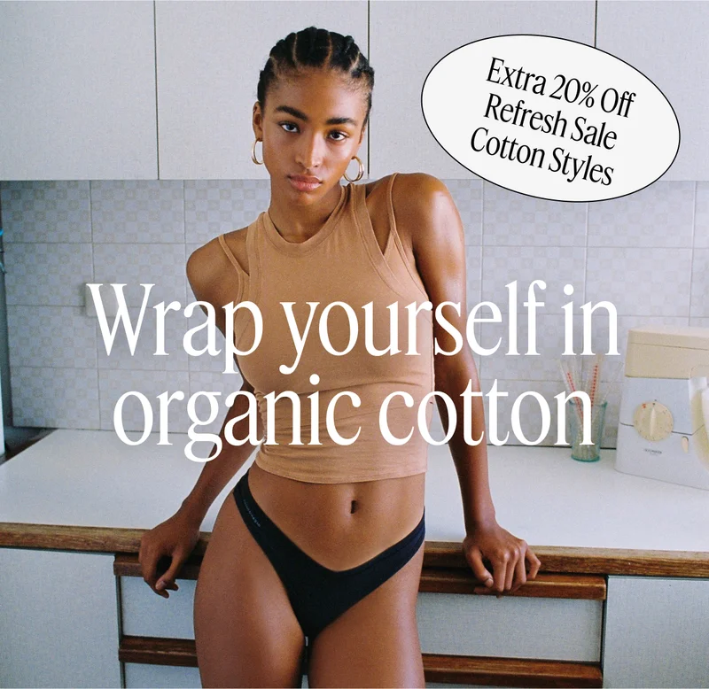 Wrap yourself in organic cotton