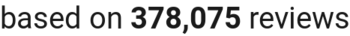 number of reviews
