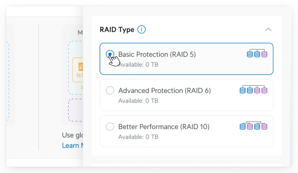 Simplified RAID Setup