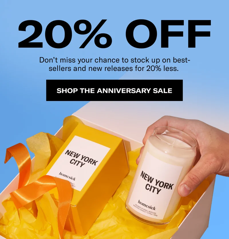 20% OFF | Don’t miss your chance to stock up on best-sellers and new releases for 20% less.&nbsp;| Shop the anniversary sale