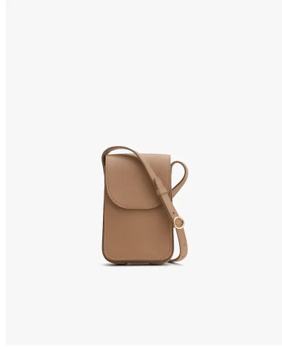 Concertina Phone Bag Cappuccino