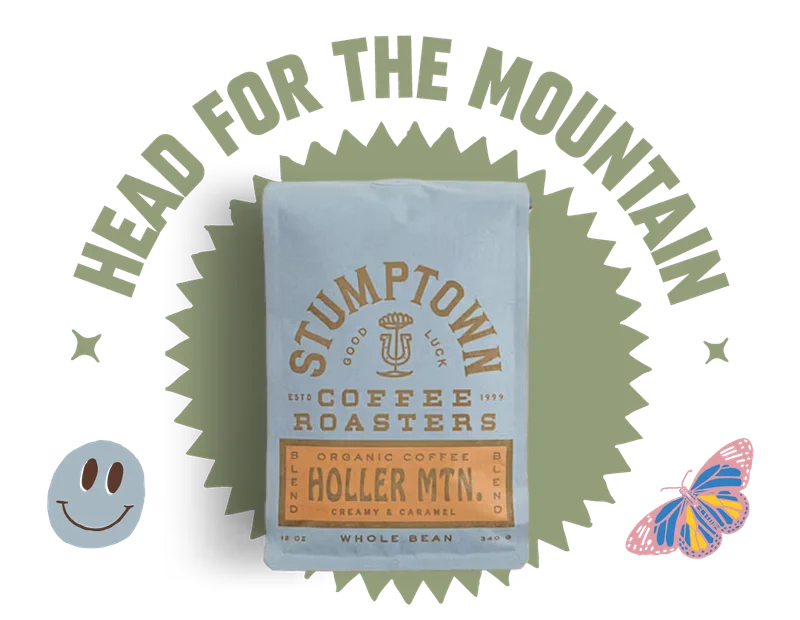 Image: Holler Mountain bag. Header: Head for the Mountain