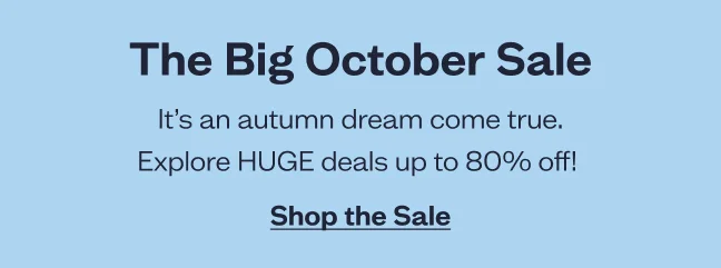 Shop October Sale