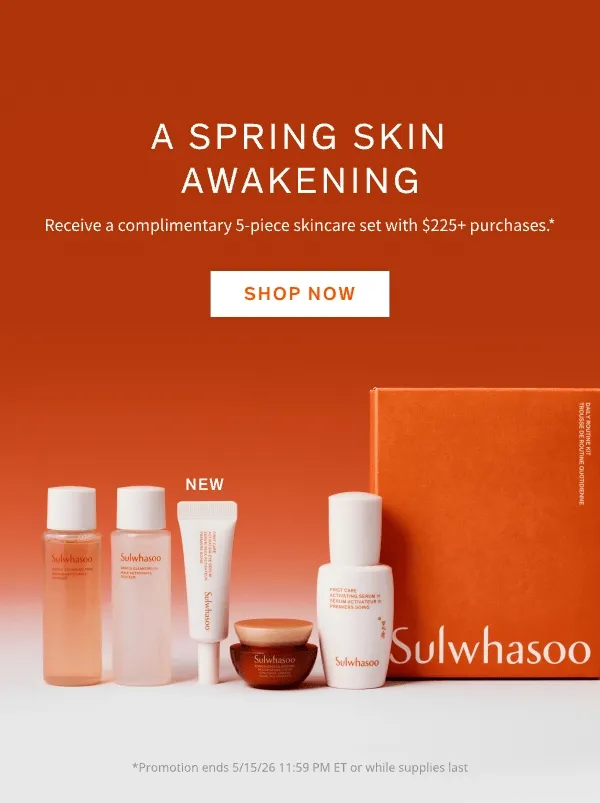 5-Piece Daily Ritual with $225+ Purchases