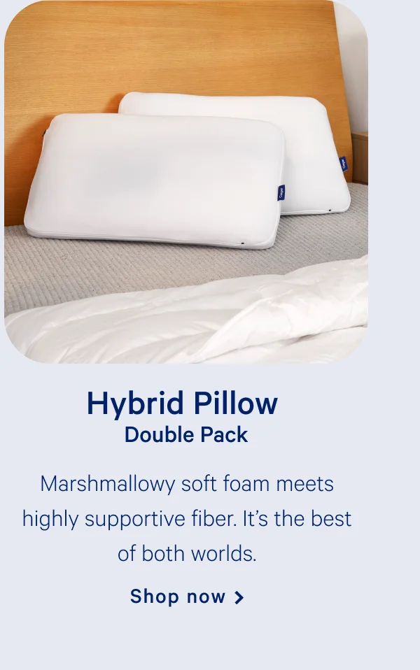 Hybrid Pillow Double Pack >> Shop now >>
