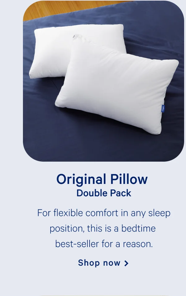 Original Pillow Double Pack >> Shop now >>