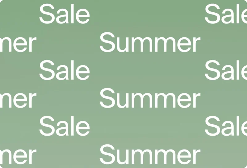 Summer Sale