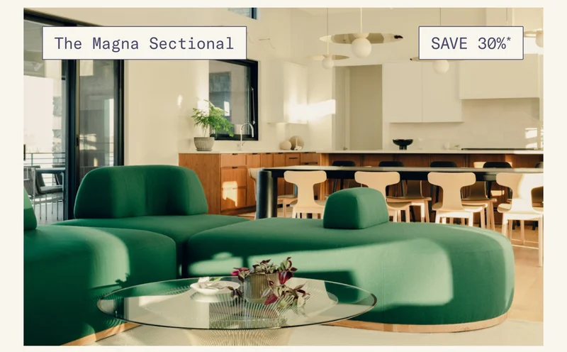 Save 30% on The Magna Sectional