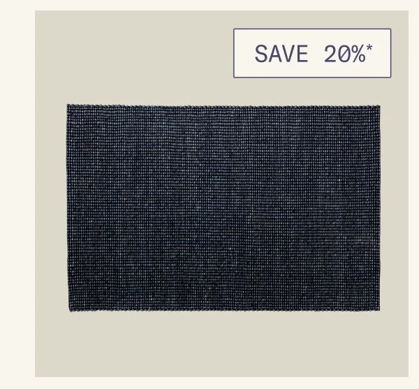 Back in Stock: Save 20% on The Flow Rug