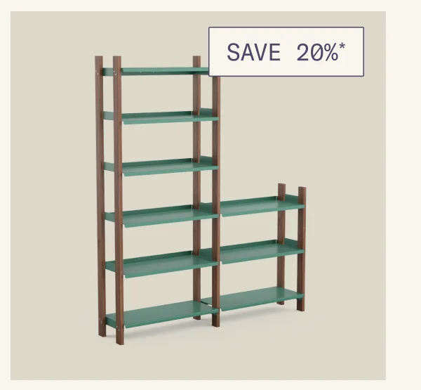 Save 20% on The Shelving System