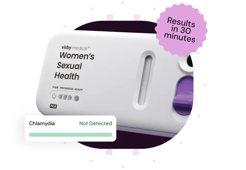 Visby Rapid PCR At-Home Female STD Test