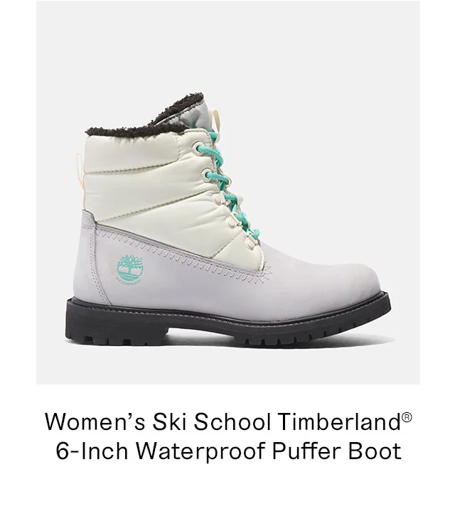 Women's Ski School Timberland 6 Inch Waterproof Puffer Boot