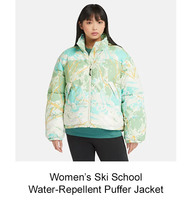 Women's Ski School Water-Repellent Puffer Jacket