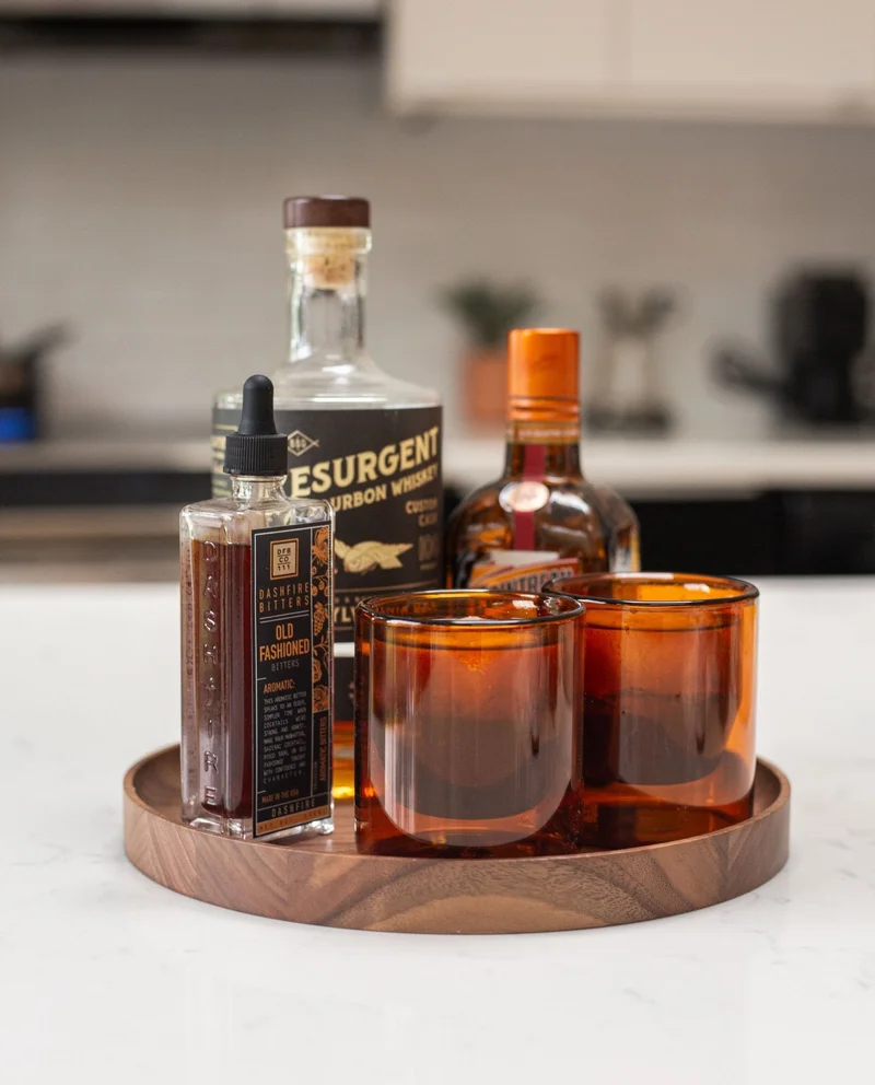 Image of Round Valet Tray (Walnut - Large)