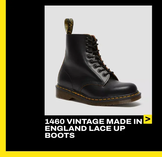 1460 Vintage Made in England Lace Up Boots