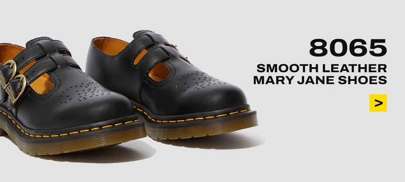 8065 Smooth Leather Mary Jane Shoes