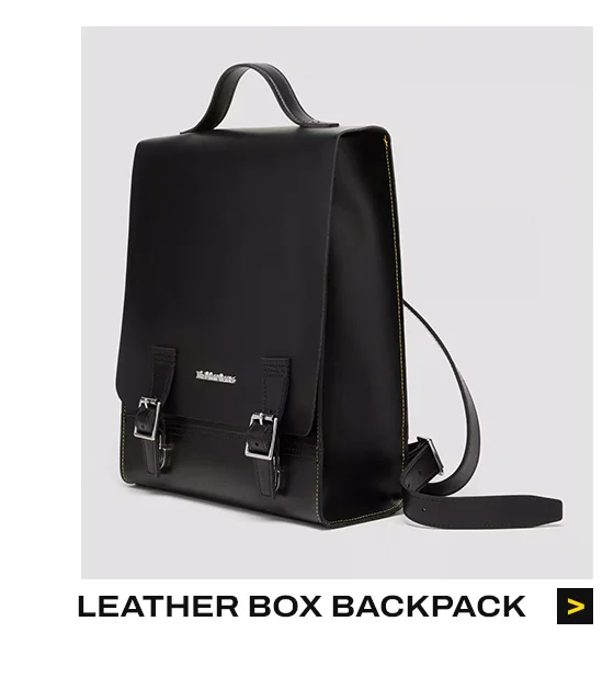 Leather Box Backpack