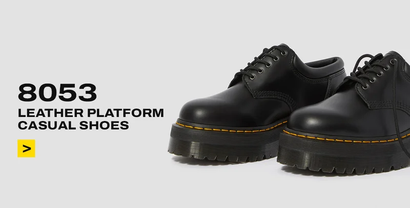 8053 Leather Platform Casual Shoes