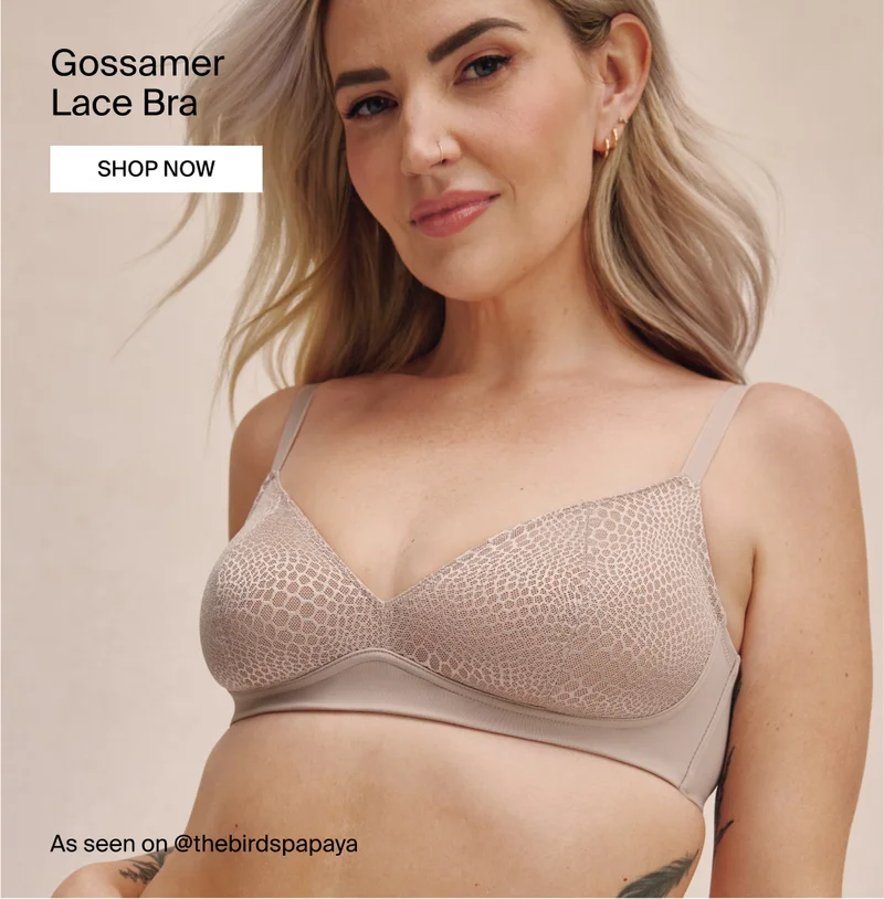 Gossamer Lace Bra. SHOP NOW. As seen on @birdspapaya.