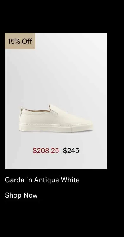 Garda in Antique White 15% off-Shop Now