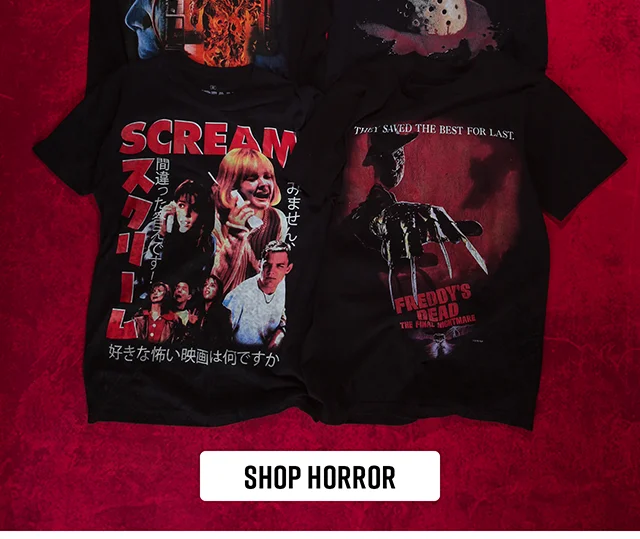 Trick or Tee. Shop Horror