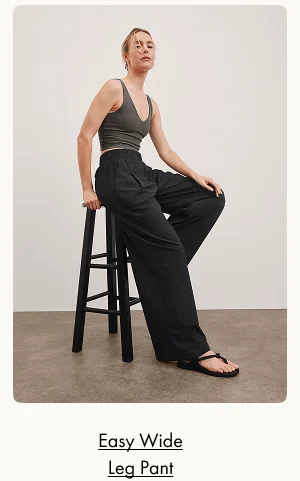 Easy Wide Leg Pant