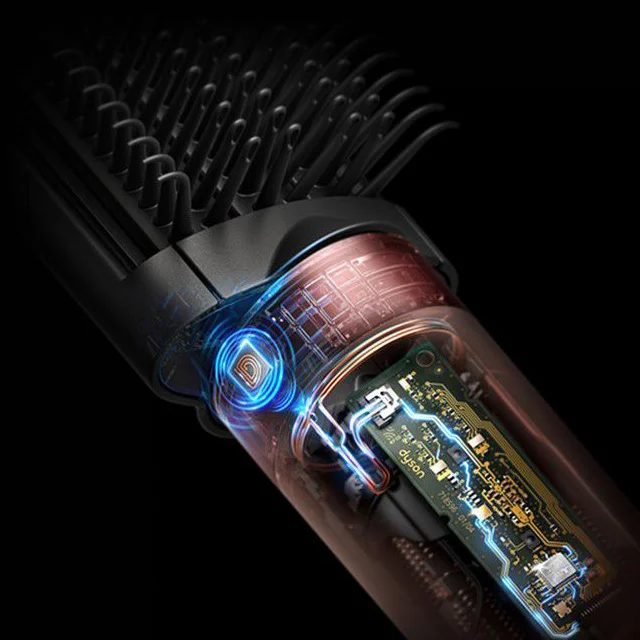 The Dyson Airwrap Co-anda2x multi-styler and dryer recognizes an RFID chip in an attachment