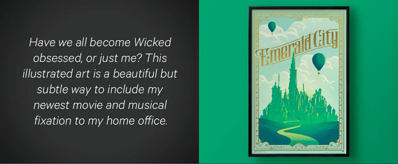 Wicked - Emerald City Poster