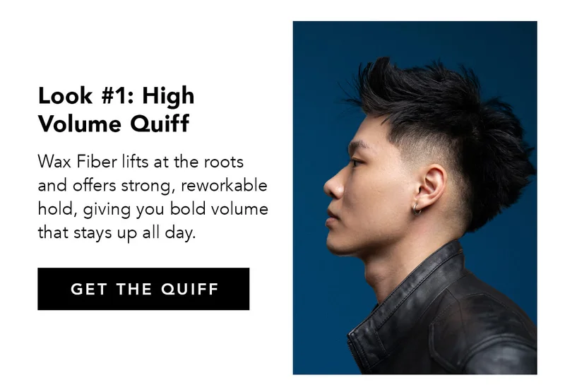 Look #1: High Volume Quiff