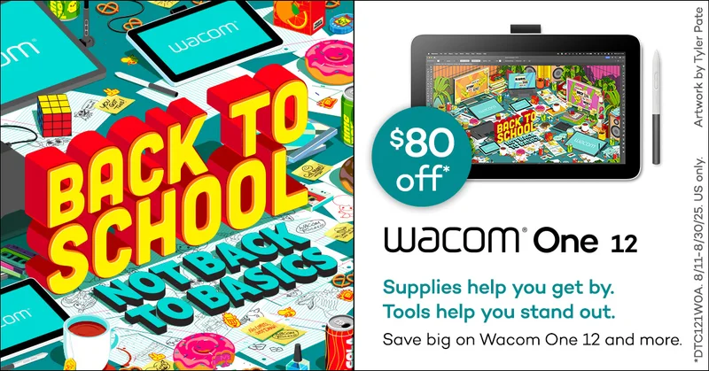Save $50 on Wacom One 12