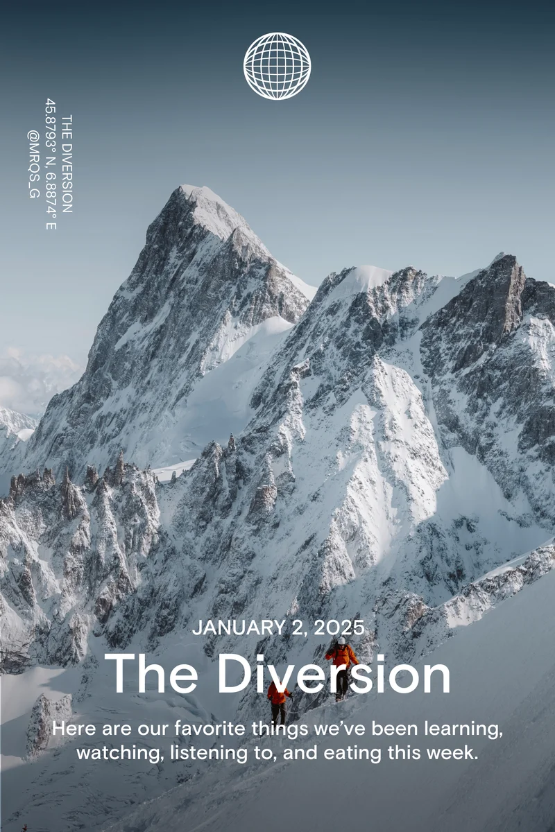 Western Rise: January 2, 2025 - The Diversion - Here are our favorite things we’ve been learning, watching, listening to, and eating this week.Western Rise: July 11, 2024 - The Diversion - Here are our favorite things we’ve been learning, watching, listening to, and eating this week.