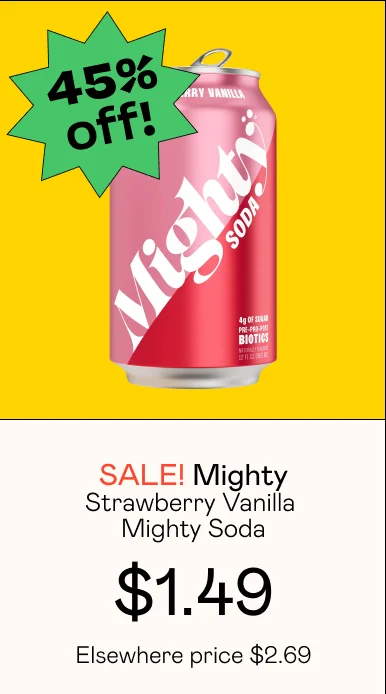 Strawberry Vanilla Mighty Soda