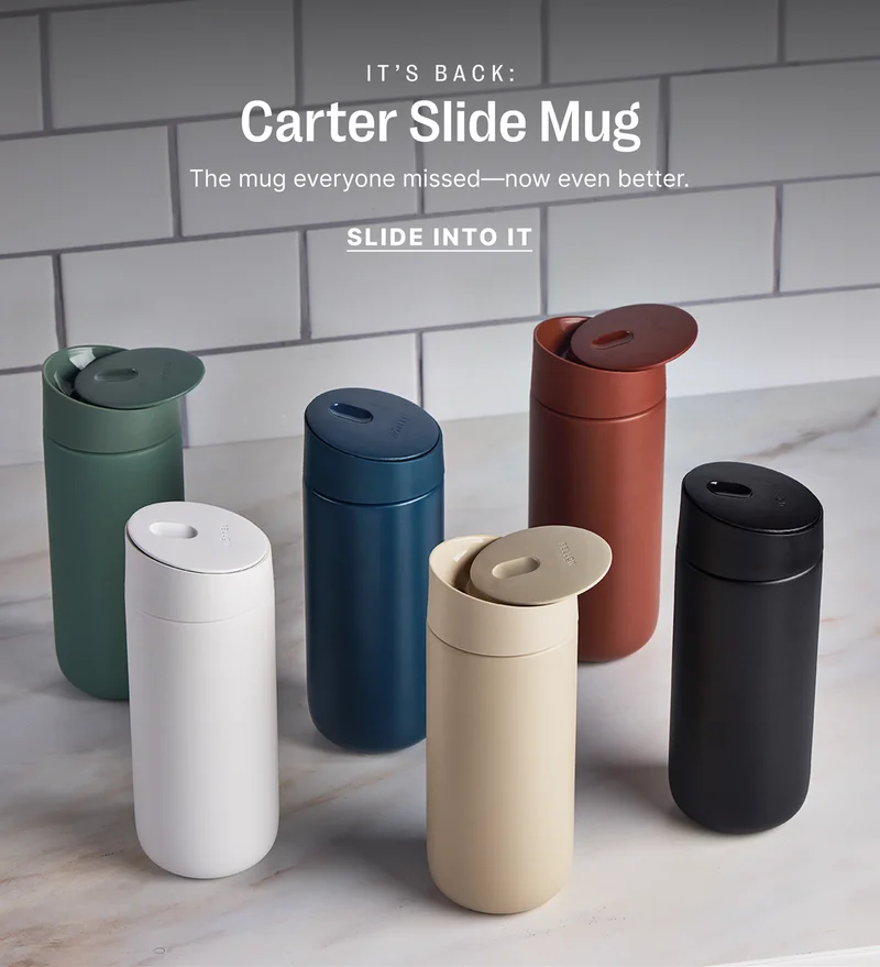 It's back: Carter Slide Mug! The mug everyone missed - now even better.